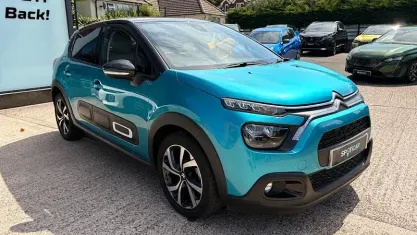 Used Citroën C3 PureTech 110 HP (80 kW) 2023 Blue Hatchback