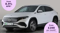 White Used 2022 Mercedes EQA250 AMG line SUV | £19,941 (Fair price)