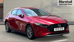Red Used 2021 Mazda 3 Hatchback | £13,923 (Good price)