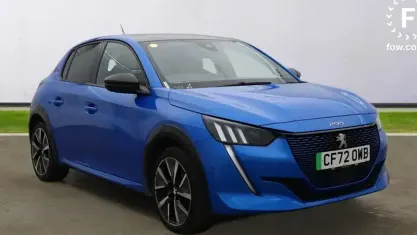Used Peugeot e-208 GTi 100 kW (136 HP) 2023 Blue Hatchback