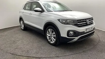 White Used 2022 VW T-Cross SE SUV | £15,497 (Fair price)