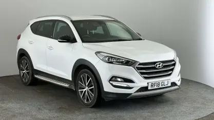 Used Hyundai Tucson GO! 177 HP (130 kW) 2018 White SUV