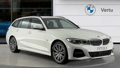 Used BMW 330e M Sport 292 HP (214 kW) 2021 White Estate