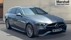 Grey Used 2022 Mercedes C200 AMG Line Premium Estate | £28,563 (Good price)