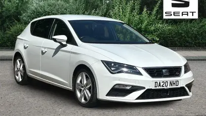 Used Seat Leon FR 150 HP (110 kW) 2020 White Hatchback