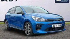 Blue Used 2021 Kia Rio 4 Hatchback | £12,295 (Fair price)