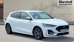 White Used 2022 Ford Focus ST-Line Hatchback | £15,295 (Fair price)