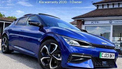 Begagnad Kia EV6 GT-Line S 167 kW (228 HK) 2023 Blå SUV