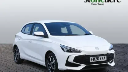 New MG MG3 SE 116 HP (85 kW) 2026 White Hatchback