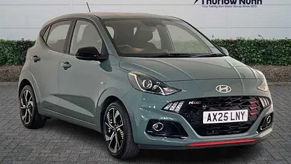 Used Hyundai i10 N Line 90 HP (66 kW) 2025 Mangrove green Hatchback