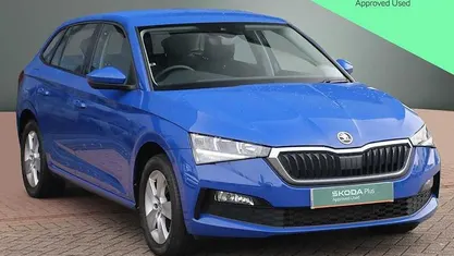 Used Skoda Scala SE 110 HP (80 kW) 2023 Blue Hatchback