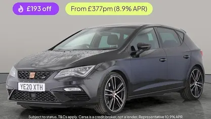Black Used 2020 Cupra Leon Hatchback | £19,930 (Fair price)