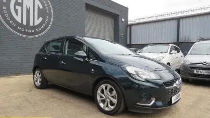 Used Vauxhall Corsa S 90 HP (66 kW) 2015 Green Hatchback
