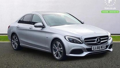 Usado Mercedes C350e Premium Plus 293 HP (215 kW) 2016 Prateado Sedan