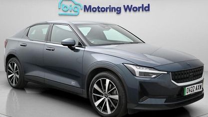 Begagnad Polestar 2 Standard Range Single Motor 300 kW (408 HK) 2022 Blå Halvkombi