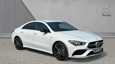 White Used 2022 Mercedes CLA35 AMG Premium Coupe | £33,486 (Fair price)