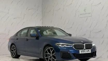 Used BMW 520 M Sport 184 HP (135 kW) 2022 Blue Sedan