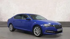 Blue Used 2021 Skoda Superb SE L Hatchback | £15,981 (Fair price)