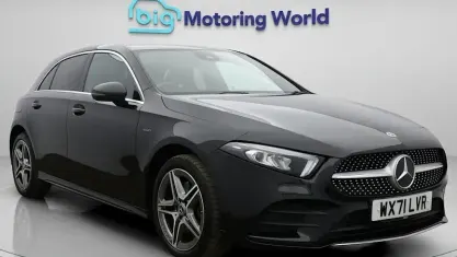 Używany Mercedes A250 AMG line 259 KM (190 kW) 2021 Czarny Hatchback