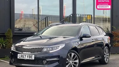Used Kia Optima 141 HP (103 kW) 2017 Blue Estate