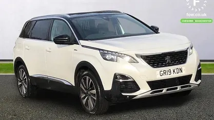 White Used 2019 Peugeot 5008 Premium MPV | £21,499 (Fair price)