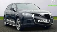 Black Used 2018 Audi Q7 S-Line SUV | £24,899 (Fair price)