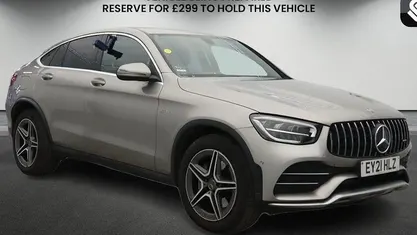 Used Mercedes GLC43 AMG AMG 390 HP (286 kW) 2019 Mojave silver Coupe