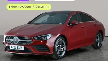 Used Mercedes CLA250e AMG Line Premium Plus 218 HP (160 kW) 2022 Red Coupe