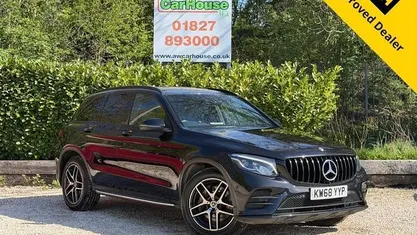 Used Mercedes GLC250 AMG line 204 HP (150 kW) 2018 Black Estate