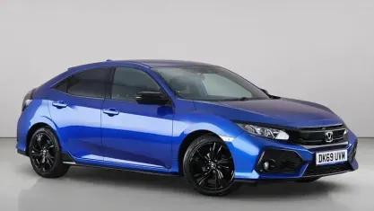 Used Honda Civic Sport 126 HP (92 kW) 2019 Blue Hatchback