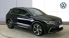 Black Used 2022 VW Tiguan R-line SUV | £26,500 (Fair price)
