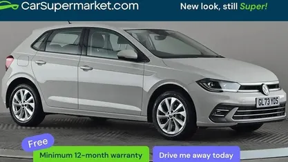 Begagnad VW Polo Style 95 HK (69 kW) 2023 Grå Halvkombi