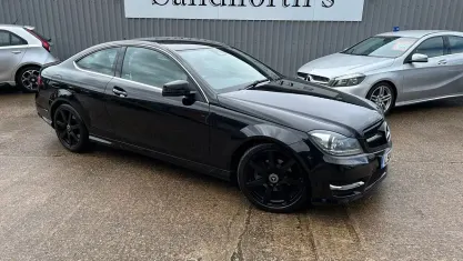Used Mercedes C250 Sport Edition 204 HP (150 kW) 2014 Black Coupe