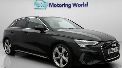 Used Audi A3 Sportback S-Line 110 HP (80 kW) 2023 Black Hatchback