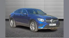 Blue Used 2018 Mercedes GLC250 AMG line Coupe | £23,850 (Fair price)
