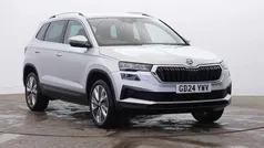 Brilliant silver metallic Used 2024 Skoda Karoq SE L SUV | £20,995 (Fair price)