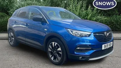 Used Vauxhall Grandland X Sport 131 HP (96 kW) 2019 Blue SUV