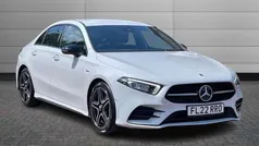 White Used 2022 Mercedes A180 AMG Line Premium Sedan | £22,650 (Fair price)