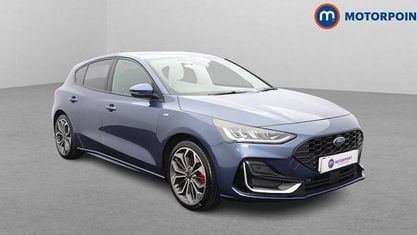 Begagnad Ford Focus ST-Line 155 HK (114 kW) 2022 Blå Halvkombi