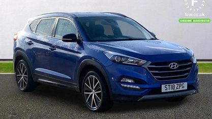 Używany Hyundai Tucson GO! 177 KM (130 kW) 2018 Niebieski SUV