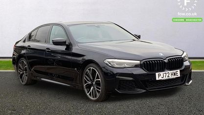 Begagnad BMW 520 M Sport 184 HK (135 kW) 2022 Svart Sedan