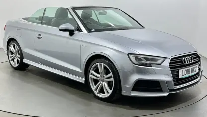 Used Audi A3 Cabriolet S-Line 150 HP (110 kW) 2018 Silver Cabriolet