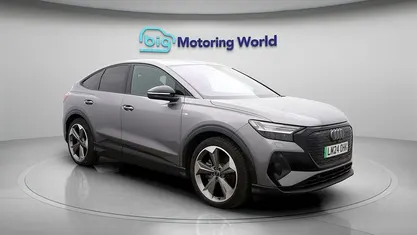 Grey Used 2024 Audi Q4 Sportback e-tron Black Edition SUV | £30,300 (Fair price)