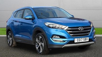 Używany Hyundai Tucson Edition 116 KM (85 kW) 2017 Niebieski SUV