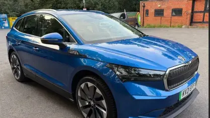 Used Skoda Enyaq iV Suite 150 kW (204 HP) 2021 Blue SUV