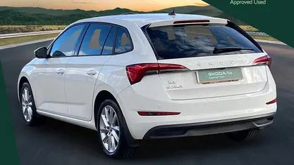 Candy white Used 2023 Skoda Scala SE L Hatchback | £16,099 (Fair price)