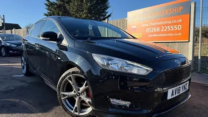 Black Used 2017 Ford Focus ST-Line X Hatchback | £6,790 (Fair price)