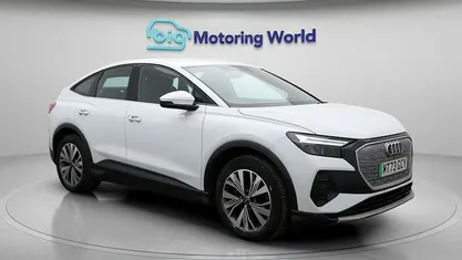 White Used 2022 Audi Q4 Sportback e-tron Sport SUV | £22,100 (Fair price)