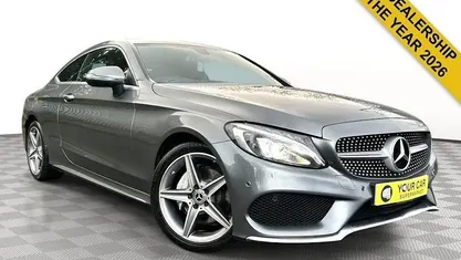 Used Mercedes C200 AMG Line Premium 184 HP (135 kW) 2018 Grey Coupe