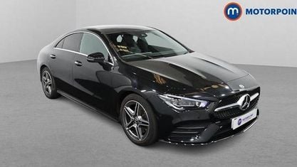 Second-hand Mercedes CLA200 AMG Line Premium Plus 163 CP (119 kW) 2022 Negru Coupe